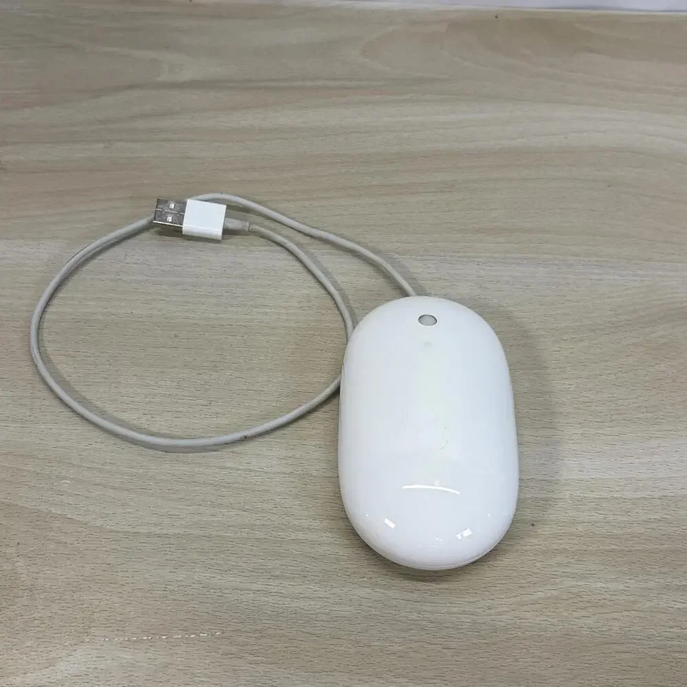 Apple Mac A1152 White Mighty Mouse Original Wired USB